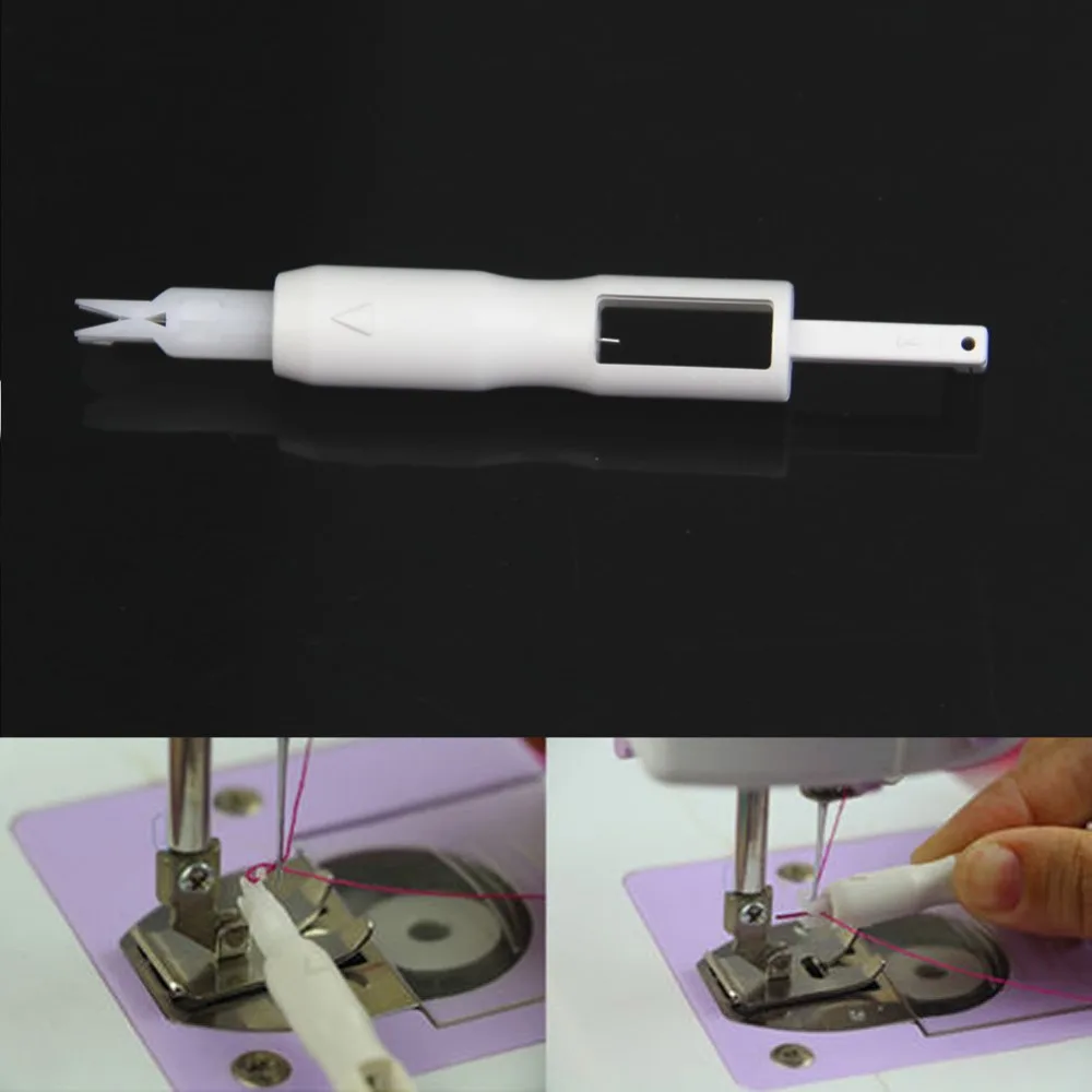 Hot Needle Threader Insertion Applicator Handle Thread For Sewing Tool