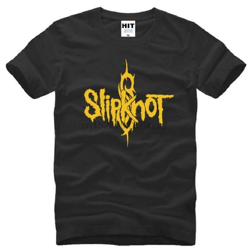 Rock Band Slipknot Hip Hop T Shirts Men Summer Short Sleeve O Neck Cotton Shirt Street Heavy Metal Music Mens Top Tees | Мужская одежда