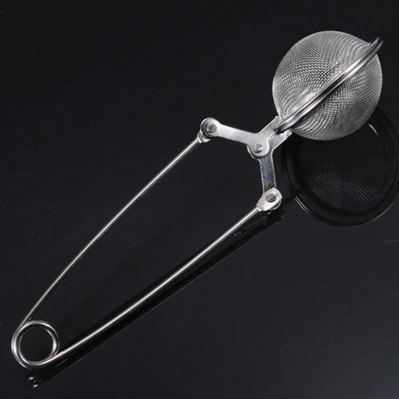 

15*4.5cmTea Infuser Tea Ball Infuser Tea Strainer Filter Dense Mesh Metal Tea Ball Filter Spice Holder Loose Spring Teaspoon