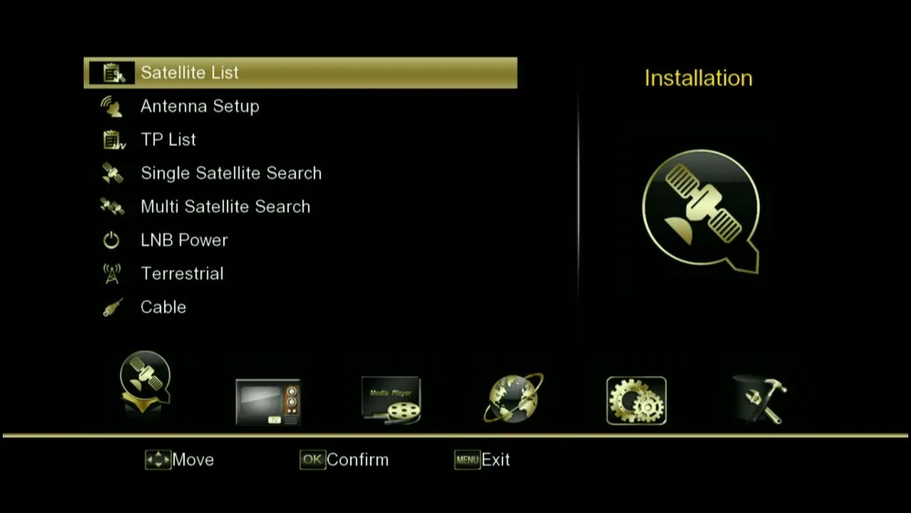 satellite receivers Golden-1