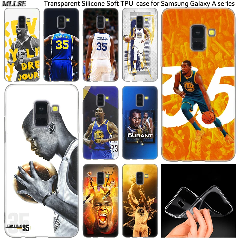 

Basketball player Kevin Wayne Durant Silicone Case For Samsung Galaxy A50 A30 A10 A40 A6 A8 Plus A9 A7 2018 2017 2016 Note 9 8