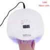 SUN X5 plus 54W Nail Dryer Machine UV LED Lamp for Nails Gel Polish Curing Lamp with Bottom 30/60/99s Timer LCD Display Manicure ► Photo 2/6