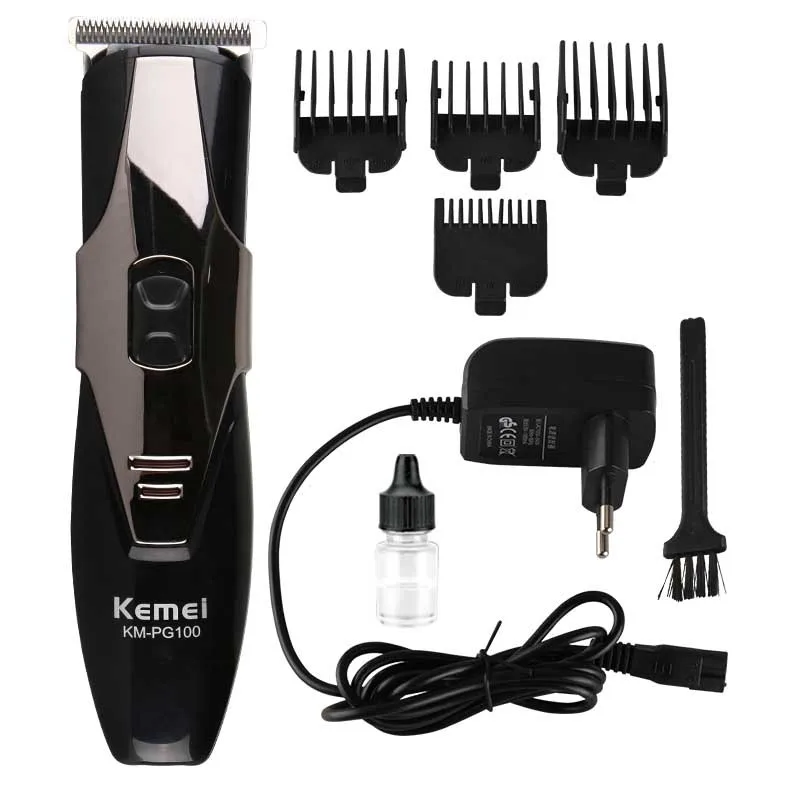 

Kemei KM-PG100 Rechargeable hair clipper trimmer electric hair trimmer Gift