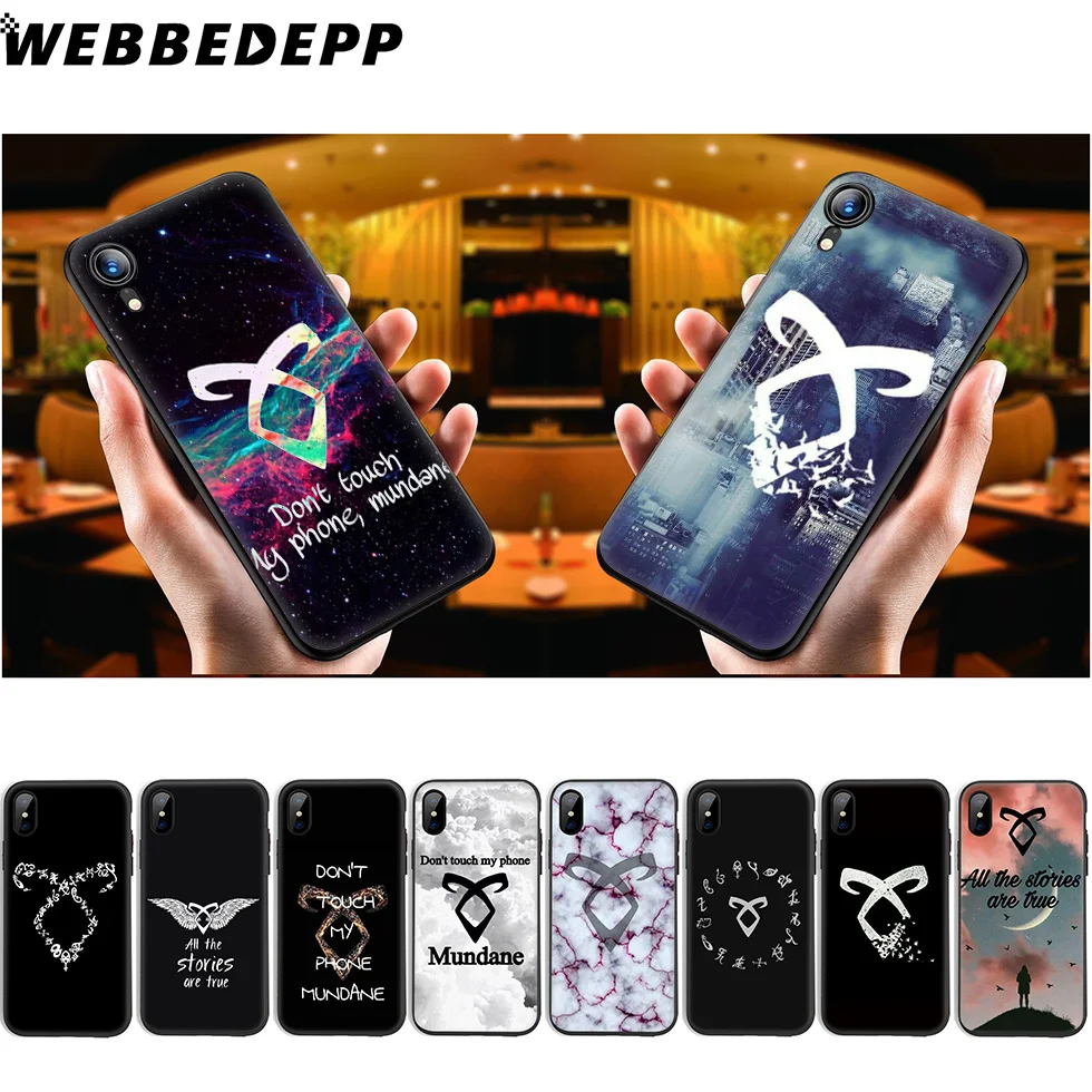 Мягкий силиконовый чехол WEBBEDEPP Shadowhunters для iPhone 11 Pro Xr Xs Max X или 10 8 7 6 6S Plus 5 5S SE Case |