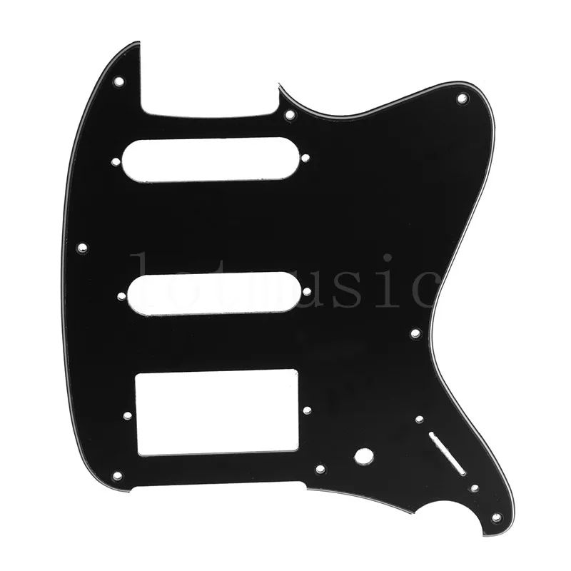 

Electric Guitar Pickguard Scratch Plate For Ibanez Talman TC-740 Humbucker Replacement Parts 3Ply HSS Black