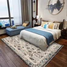 Коврики и ковры для дома, гостиной, элегантный винтажный Американский ковер с цветочным узором, коврики для детской комнаты, коврики