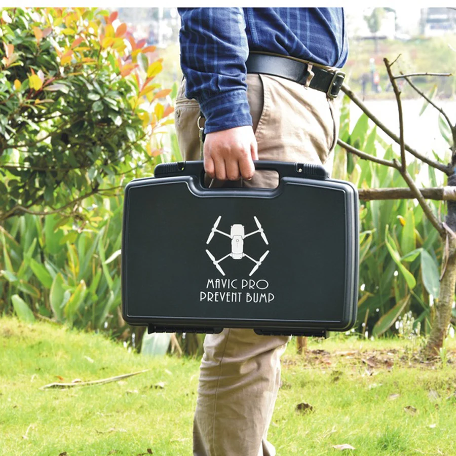 Черный рюкзак Mavic Pro, водонепроницаемый защитный портативный алюминиевый корпус, защита от ударов для DJI Mavic Pro rc drone