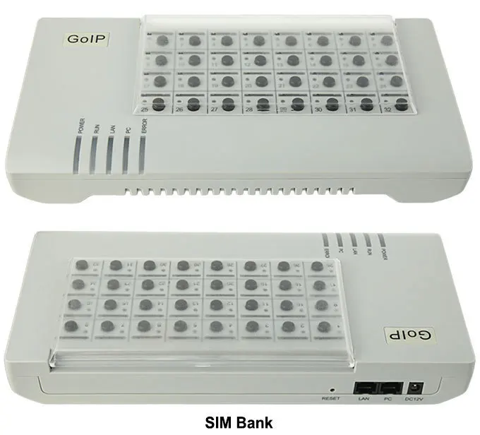 SIM Bank SMB32 server,Remote SIM cards manage,emulator