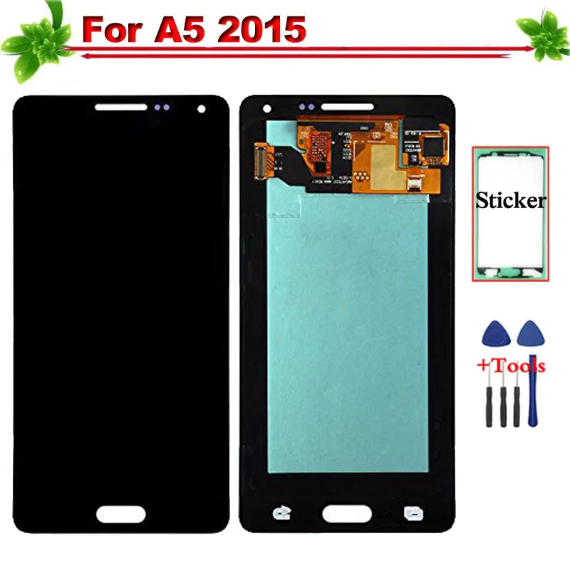 

Oled for Samsung Galaxy A5 2015 LCD Display A500 A500F A500FU A500H Touch Screen Digitzer Assembly Replacement for A5 2015 lcd