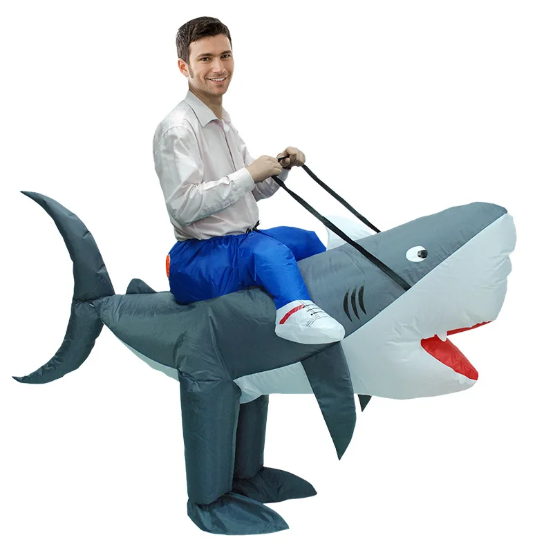 Large Size Inflatable Shark Halloween Adults Cosplay Sharks Inflatable