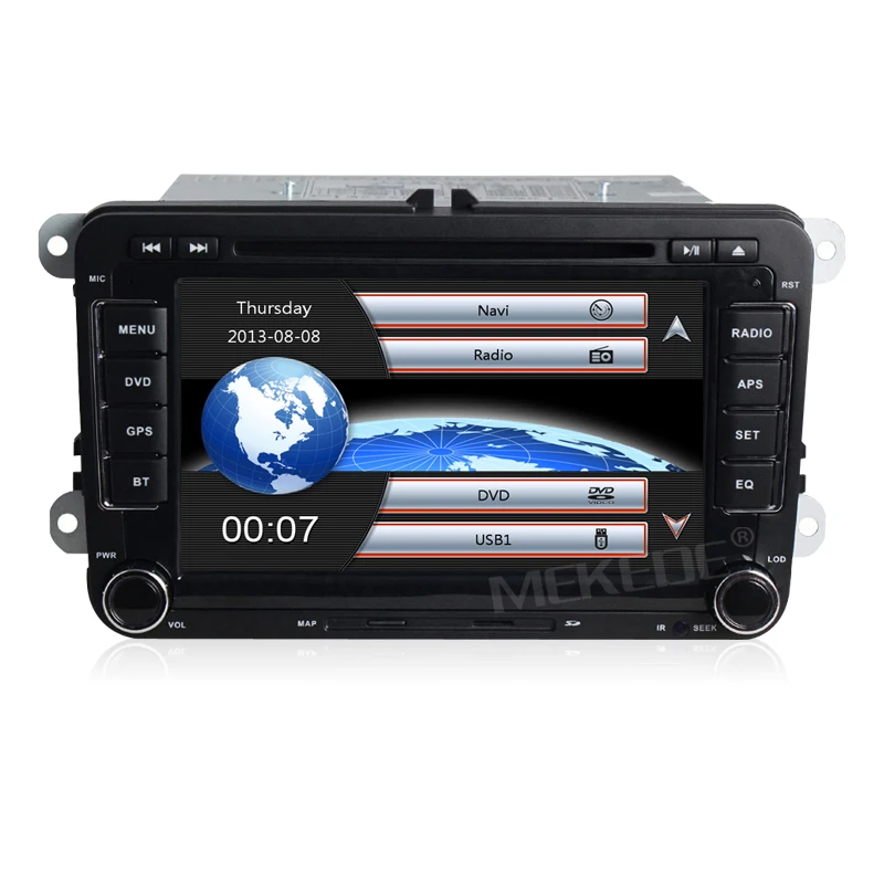 Top MEKEDE free shipping 2din Car GPS navigation Player for Caddy EOS Golf Passat tiguan polo golf 5 with DVD BT radio stereo 18