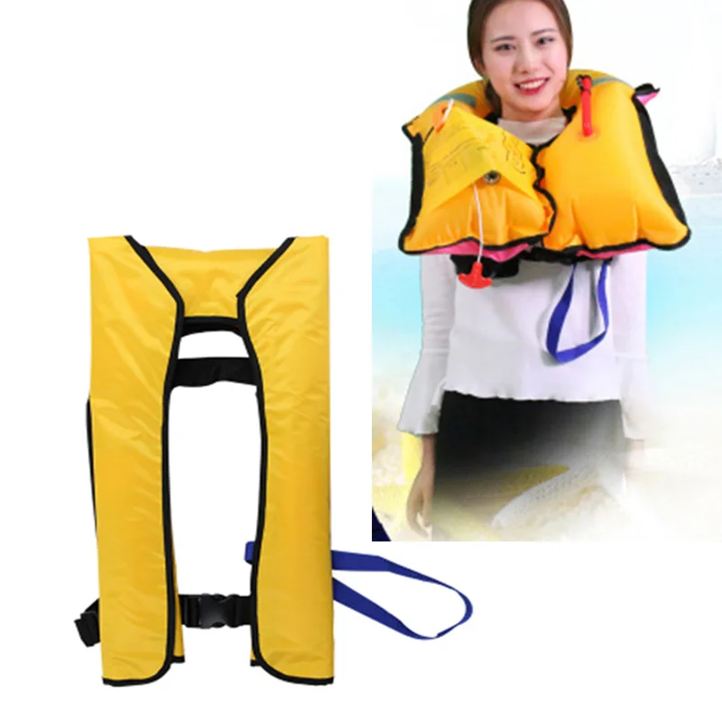 

Fishing Vest Life Buoy Inflatable Kayak Swimsuit Boat Accessories Marine Lifeguard Men's Jacket Lifesaving Boia Piscine Boating