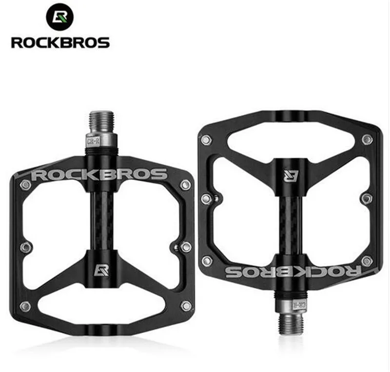 

ROCKBROS Bike Pedals Bicycle Pedal Aluminum Alloy Pedal MTB Cycling Ultralight Sealed DU Bearing Pedals Bicycle Accessories