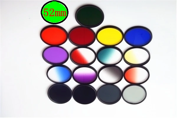 

52mm Camera Lens Filter for Nikon D90 D3300 D5100 AF-S 18-55mm Lens Canon 70D 600D 1200D EF 50mm f/1.8 II Lens DX 18-55mm Lens