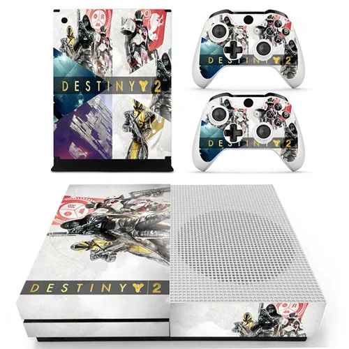 Игра Destiny 2 наклейка на кожу для microsoft Xbox One S консоль и 2 контроллера для Xbox One S Наклейка на кожу - Цвет: YS-xboxoneS-0941
