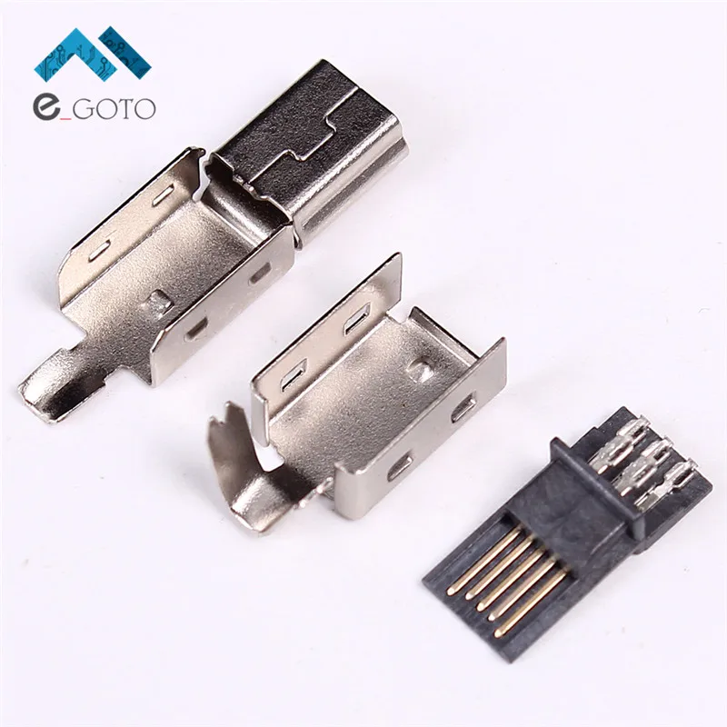 20pcs MINI USB T type Plug USB Male DIY Adapter Assorted ...