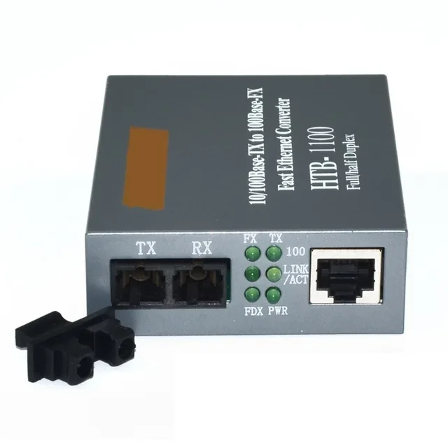 Htb-1100 оптические Media Converter 10/100 Мбит/с RJ45 Multi-mode дуплекс Волокно sc порт конвертер 2 км