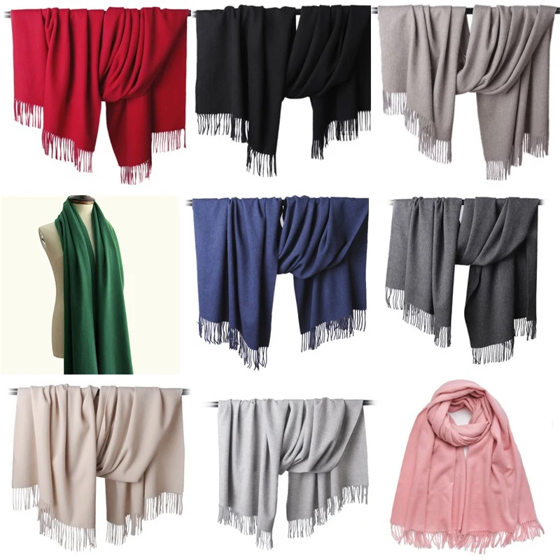 Шерстяной шарф теплый толстый разноцветный платок женские мягкие шарфы Cosywarmer