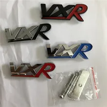 Emblema 3d de metal para frente da grade do carro, emblema de metal para vauxhall, astra, vectra zafira, acessórios automotivos, 1x vxr