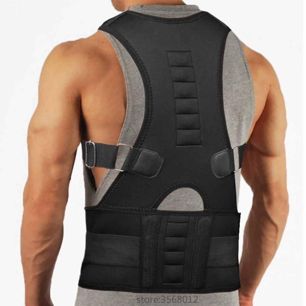 Upper Back Adjustable Spine Brace Posture Corrector Scoliosis