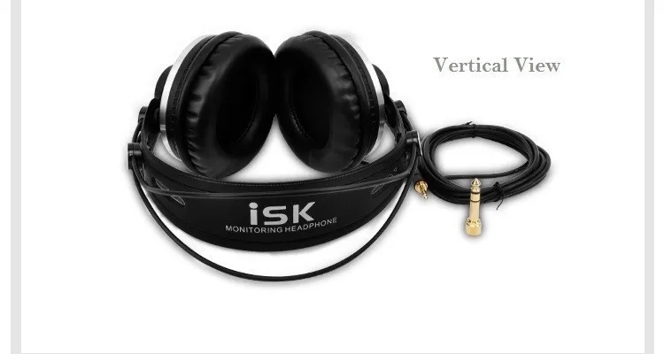 ISK hp 980 hp-980 с шумоподавлением, супер бас, закрытая задняя часть, Hi-Fi, DJ Studio, мониторинг, Смешанная запись, наушники, гарнитура PK K272