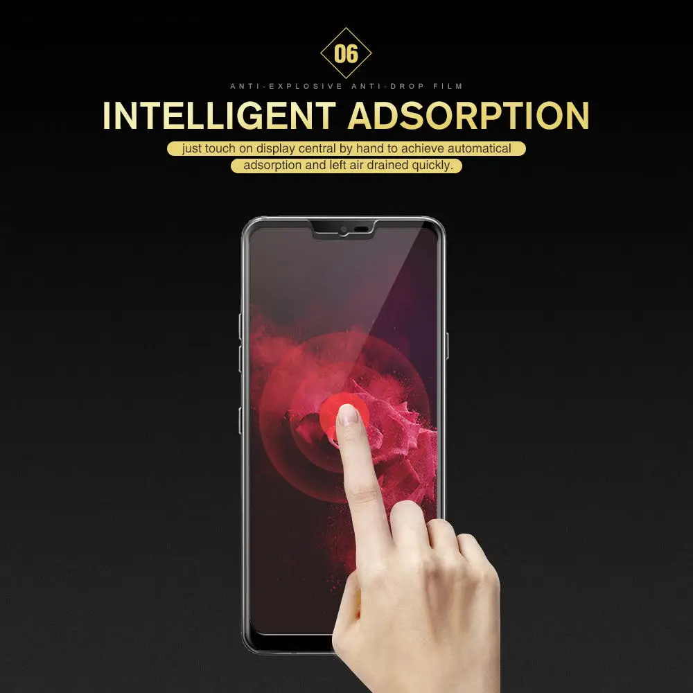 Защитная пленка стекло с закругленными краями для LG G7 ThinQ V30 Plus H930 H930DS H933