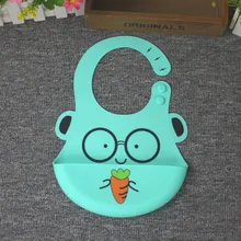 Водонепроницаемый силиконовый нагрудник легко чистится удобные мягкие нагрудники для ребенка сохраняет пятна меньше времени на уборку после еды