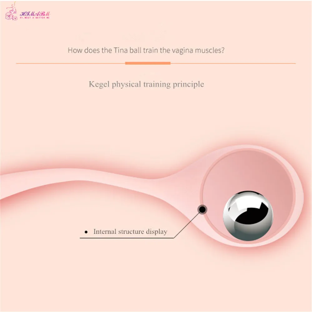 HIMABM женский вес Кегеля вагинальная гантель Нефритовое яйцо тазового пола мускулы Бен Ва мяч yoni яйцо
