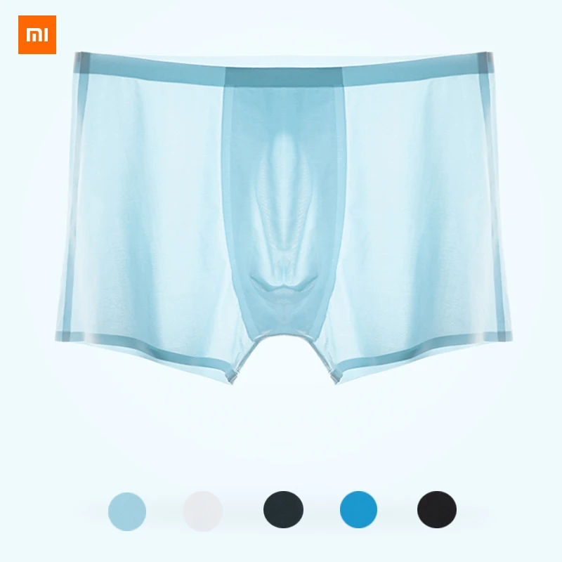 

Newest 2 pieces Xiaomi Mijia YouPin Cotton Smith Modal Comfortable Boxer Briefs Air sense underwear 5 Colors