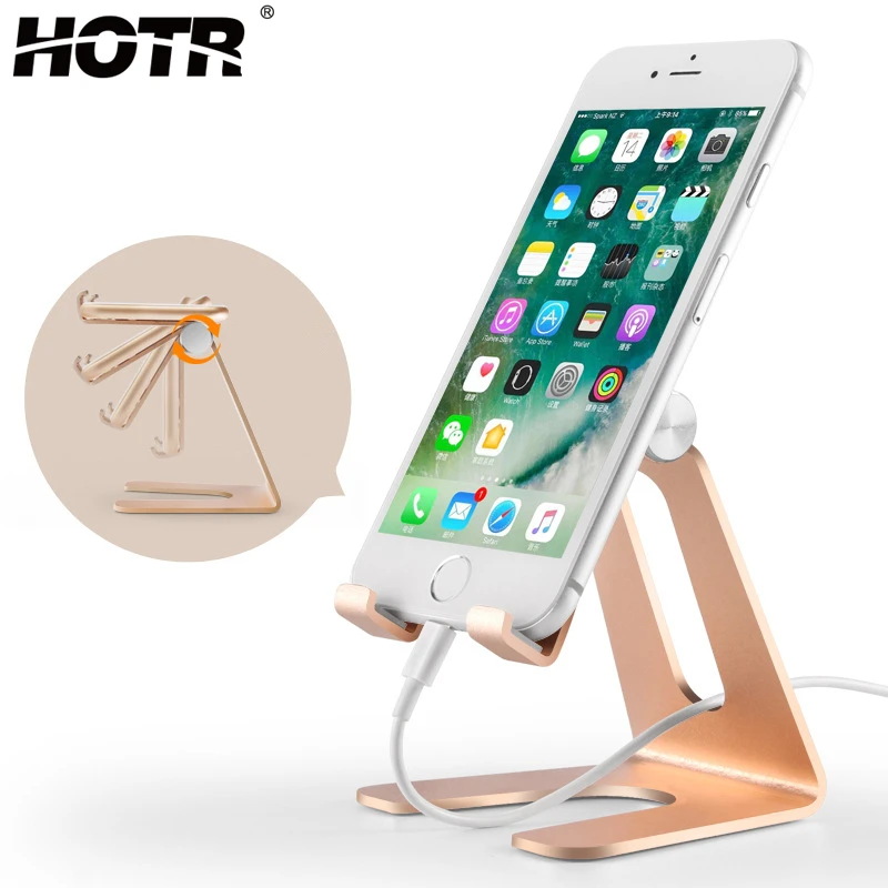 HOTR вращающийся держатель для планшета из алюминиевого сплава|mobile phone holder|phone