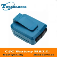2017 Makita Батареи 2 USB Портов Зарядное устройство для Makita 18 В 14.4 В BL1415 BL1430 BL1815 BL1830 BL1845 Мобильный устройств