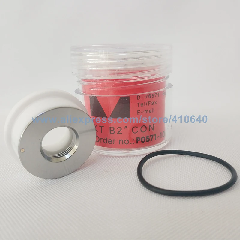 1 Piece Ceramic Ring  for Optical Fiber Laser Machine Diameter 24.5 X 28mm Precitec KT B2 CON for Most Popular Laser Machine