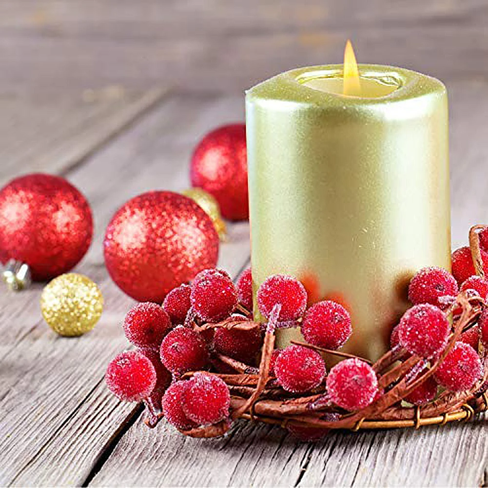 Lifreer 200PCS Christmas Red Berries Mini Xmas Artificial Holly Berries Fake Fruit Berries for Christmas Tree Decorations Flower Wreath DIY Craft Use Lifreer 200PCS Christmas Red Berries Mini Xmas Artificial Holly Berries Fake Fruit Berries for Christmas Tree Decorations Flower Wreath DIY Craft Use