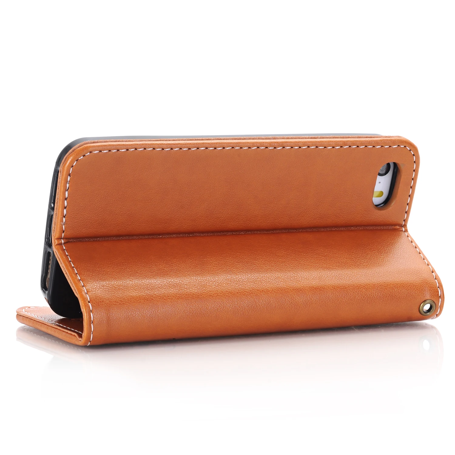 For iPhone 5 5S Fashion Flower Printing Luxury PU Leather Wallet Flip Cover Phone Case for iPhone SE Case with Card Slots Bag