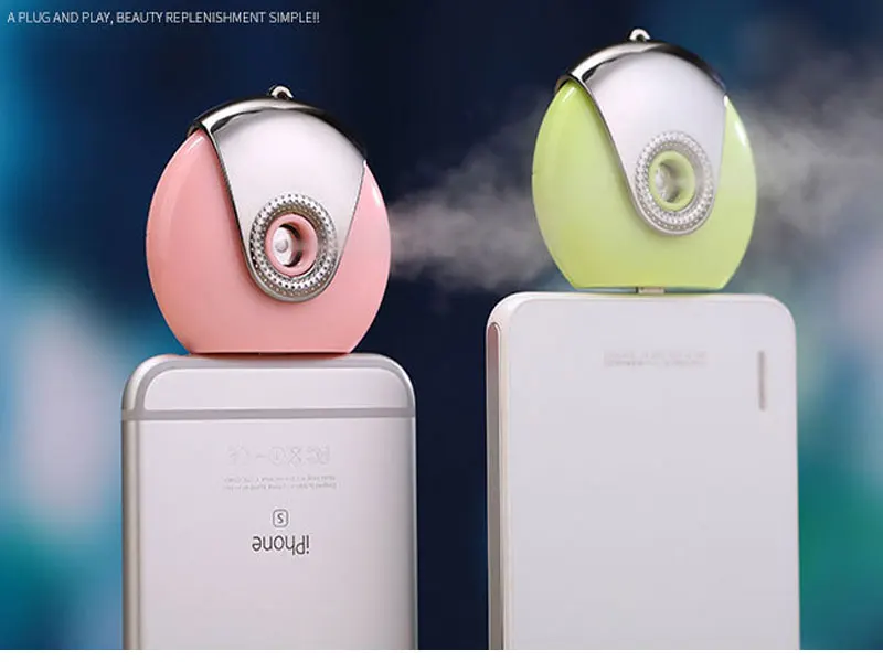 

Mini phone Humidifier Aromatherapy essential oil diffuser and Mist Maker Fogger Beauty replenishment ,for IOS apple 6 6S 6 Plus