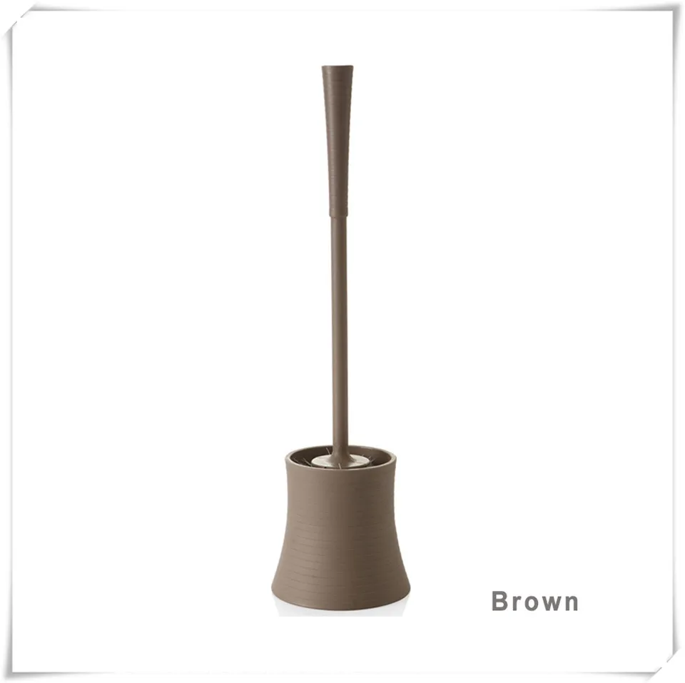 toilet brush set C Brown