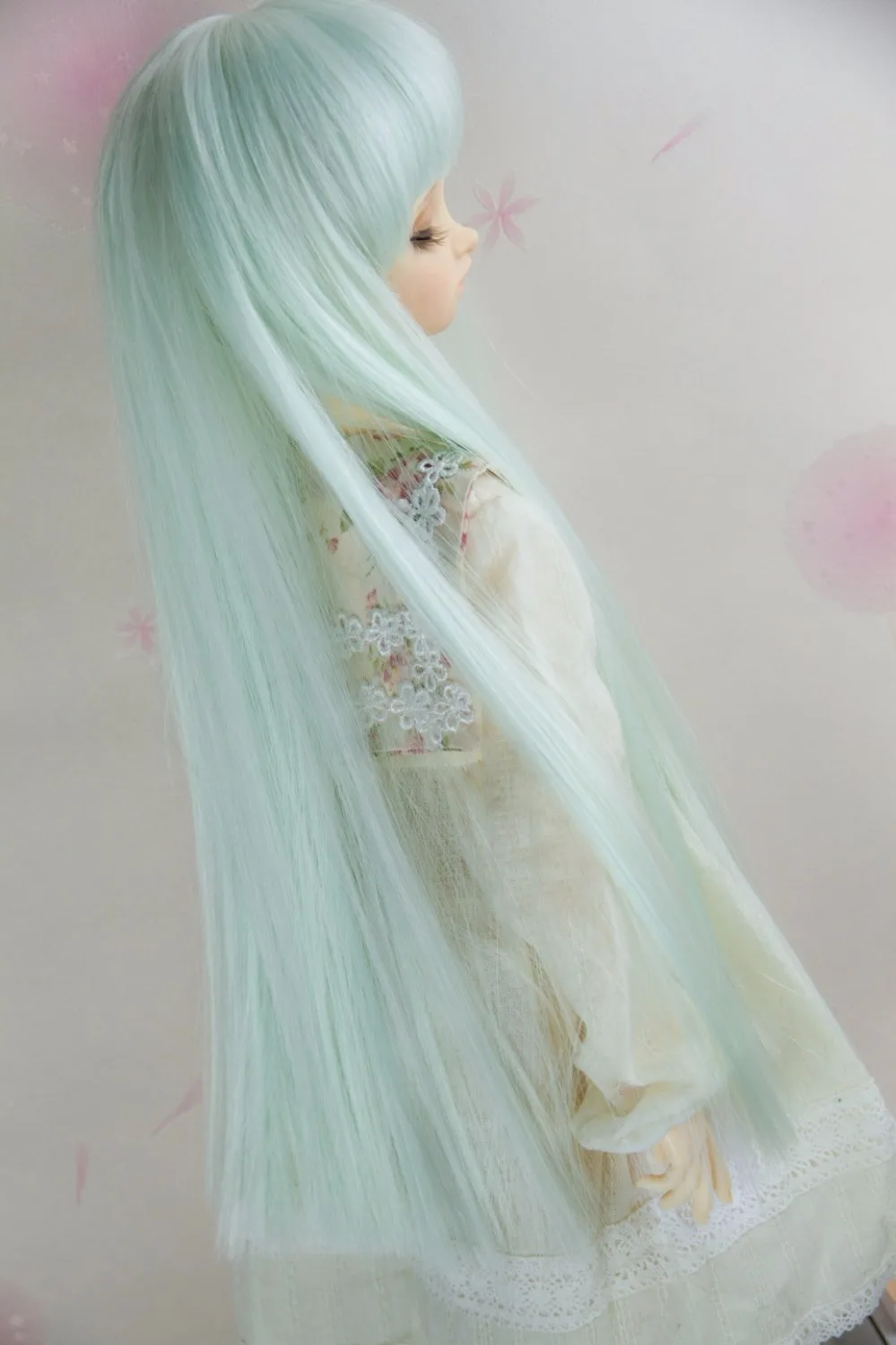 BJD куклы парики длинные прямые волосы с челкой доступны для 1/6 1/4 1/3 Размер DD