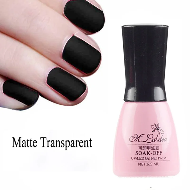 1 Pieces Transparent Nail Polish Matte Top Coat Professional Nail Gel Lacquer Nail Art Tools 6