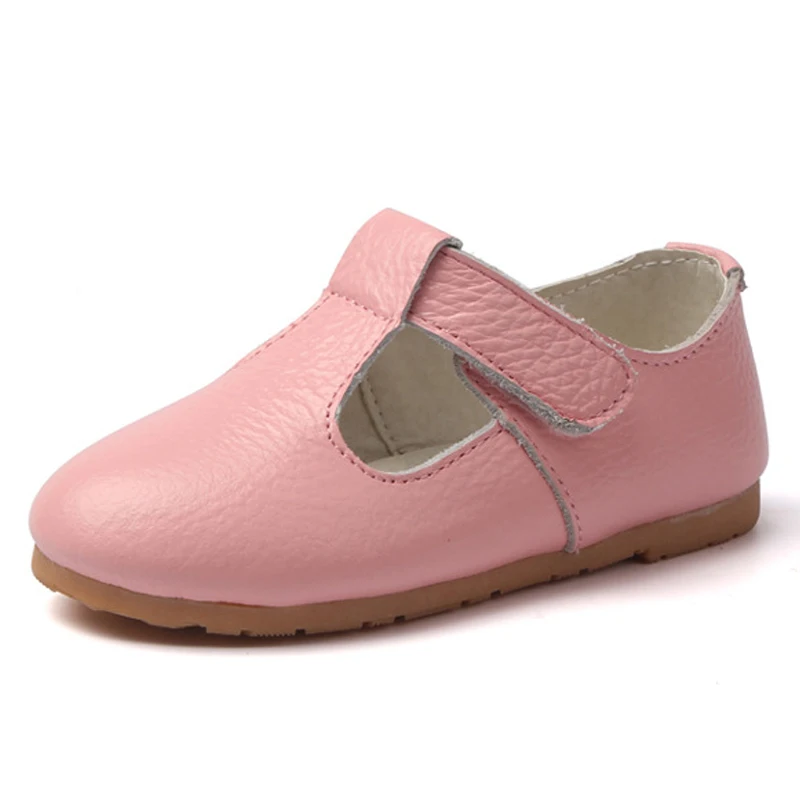 New Girls Fashion Genuine Leather Children Shoes Princess For Kids