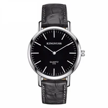 2016 Nouveau Hommes Pas Cher Montre Mince Homme de Poignet Montres Quatrz Montre Hommes D’affaires Montre-Bracelet Bracelet En Cuir Relogio Masculino Hodinky
