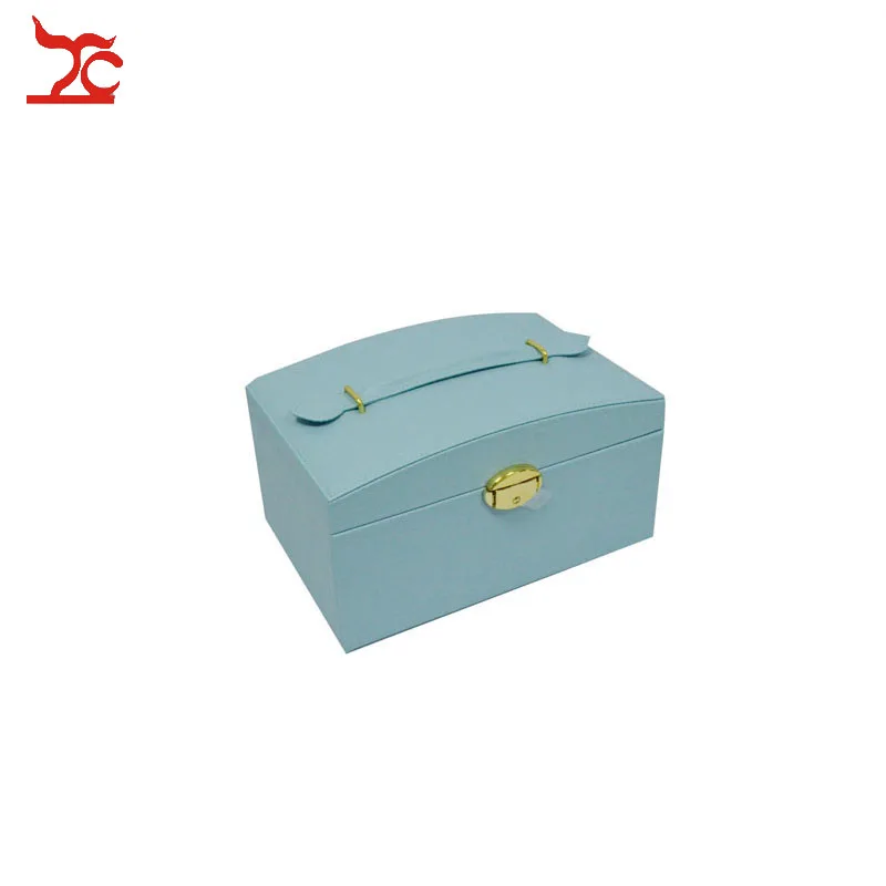 

Ladies Jewelry Storage Box Purple Wooden Carrying Cases Leatherette Multifunctional Jewelry Container Organizer Bag Jewelry Box