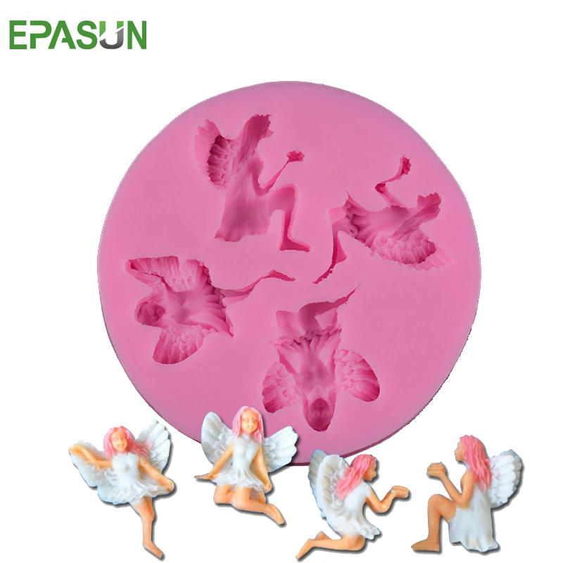 

EPASUN Wedding Silicone Fondant Soap Mold Cake Decorating DIY Handmade Sugarcraft Fondant Form Mold Bakeware Baking Mould Tools