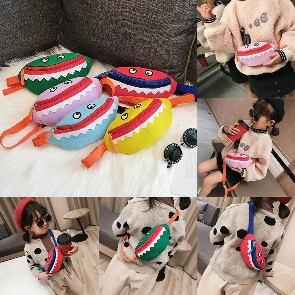 

Kid Baby Waist Bags For Girls Boys Cartoon Shark Casual Bags For Kidergarten Girls Boys Fanny Bag Chest Girls Money Bag Handbags