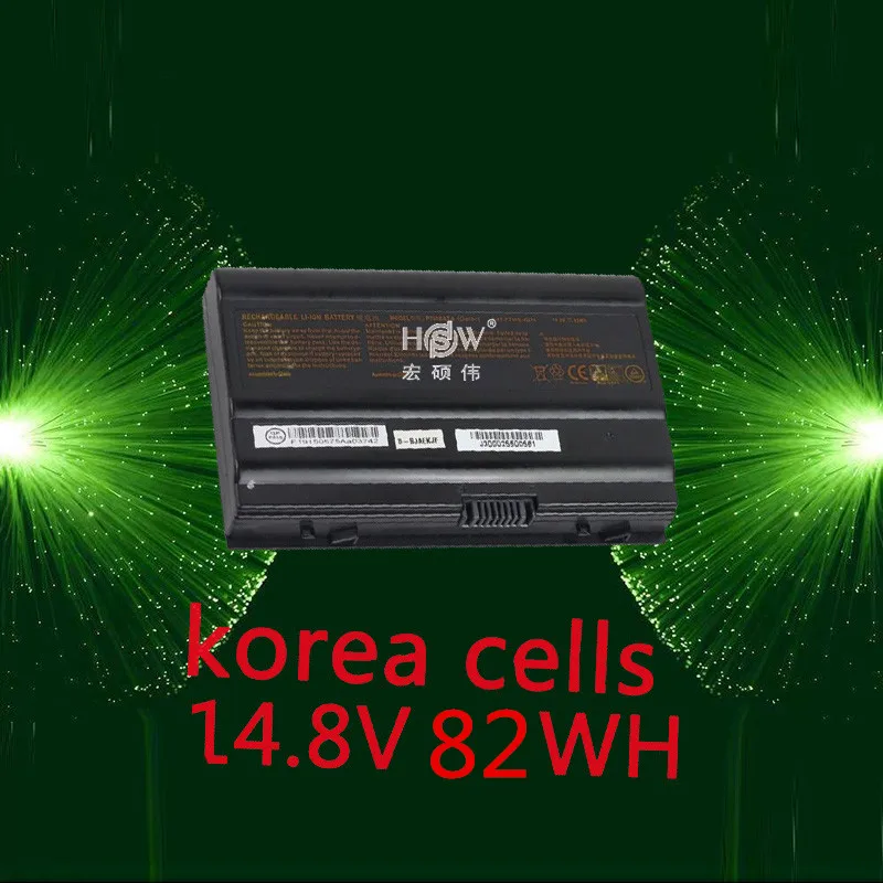 

HSW 14.8V 82Wh P750BAT-8 Battery For Clevo P750ZM P751ZM P771ZM P770ZM P770ZM-G One K73-5N Geforce GTX 970M Terrans X599 XMG