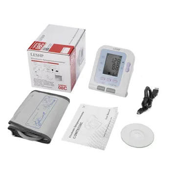 

LESHP Electronic Automatic Sphygmomanometer Arm Blood Pressure Monitor with Blood Pressure Cuff 2.8 inch LCD Display