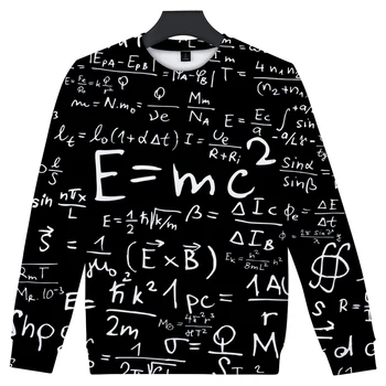 

Einstein 3D hoodies men/women sweatshirts 3d Print Einstein E=MC^2 Loose Unisex hoodie sweatshirt pullover tracksuit Tops XS-4XL