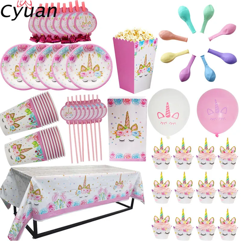 unicorn table and chair set