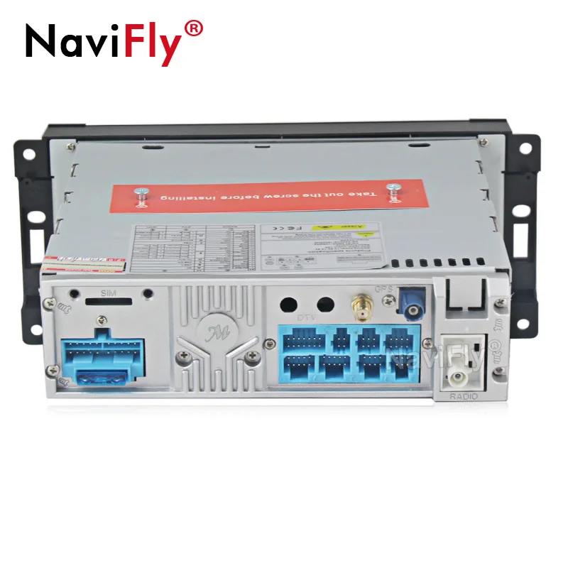 Perfect NaviFly IPS DSP 6.2" Android 9.0 Car Radio DVD Player GPS Navigation for JEEP Patriot Liberty Wrangler Compass DODGE Chrysler 3