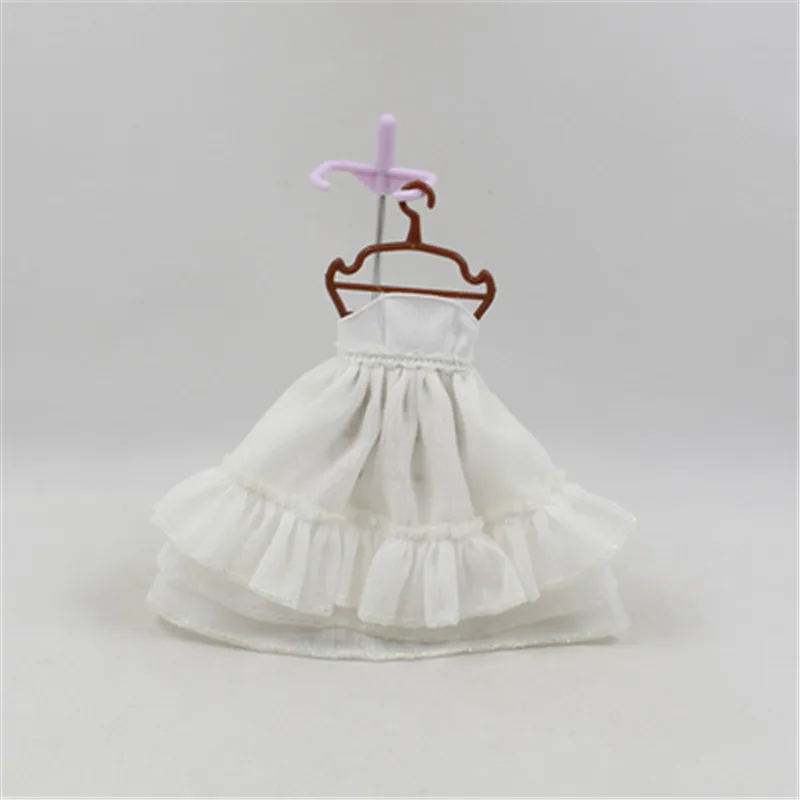 Одежда для 1/6 Blyth кукла топ платье ледяной Licca тело DIY - Цвет: White