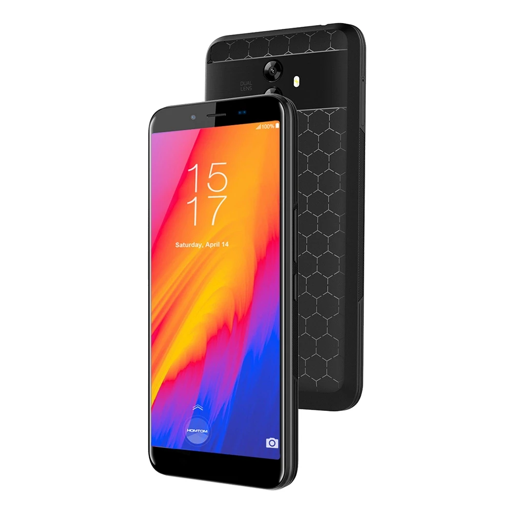 Смартфон HOMTOM S99 4G 5 дюймов Android 8 0 MTK6750 четыре ядра 4 Гб ОЗУ 64 ПЗУ 6200 Мп + задние камеры